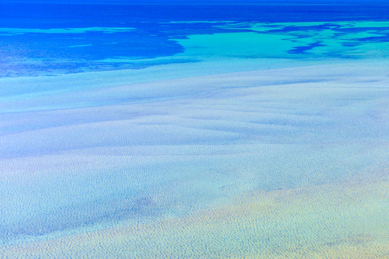 Shark bay's klara vatten
