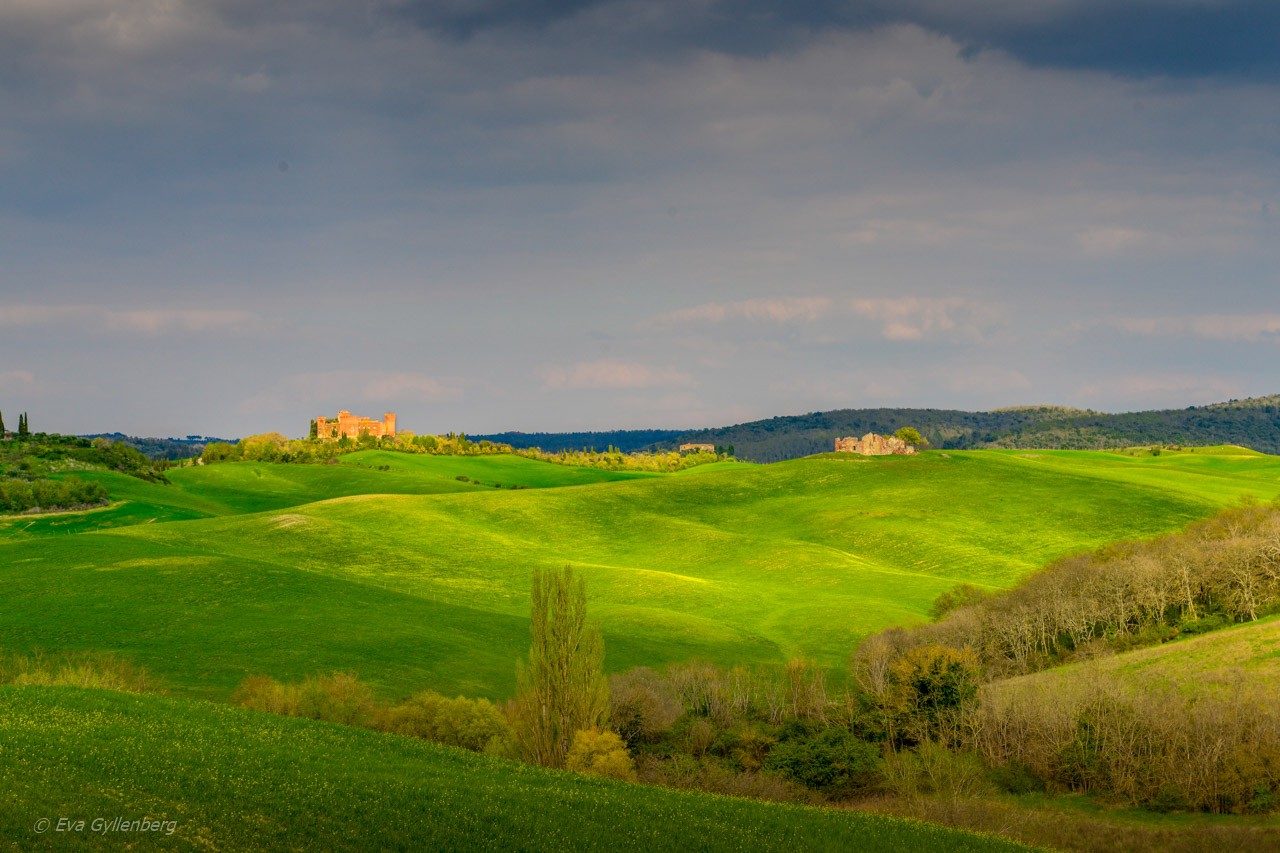 Val d'Orcia - rullande kullar