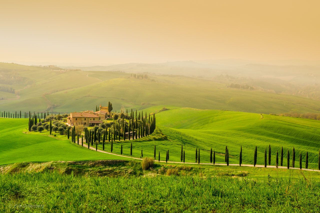 Val d'Orcia - Vackra vyer i Italien