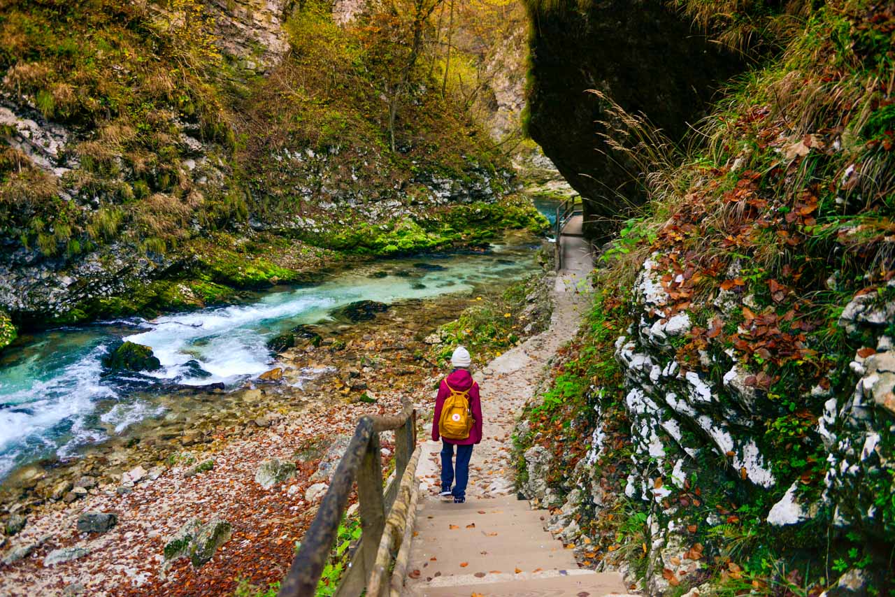 Hiking Vintgar Gorge