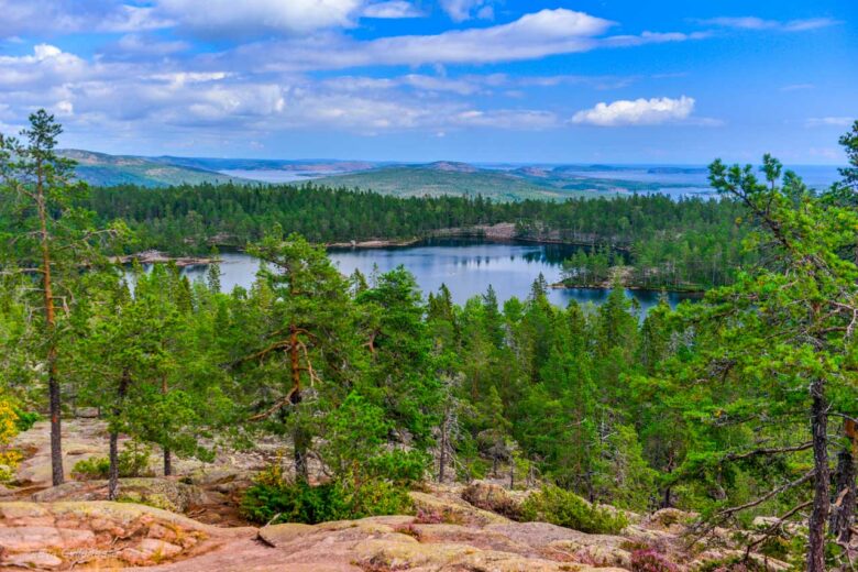 View from Slåttdalsskrevan