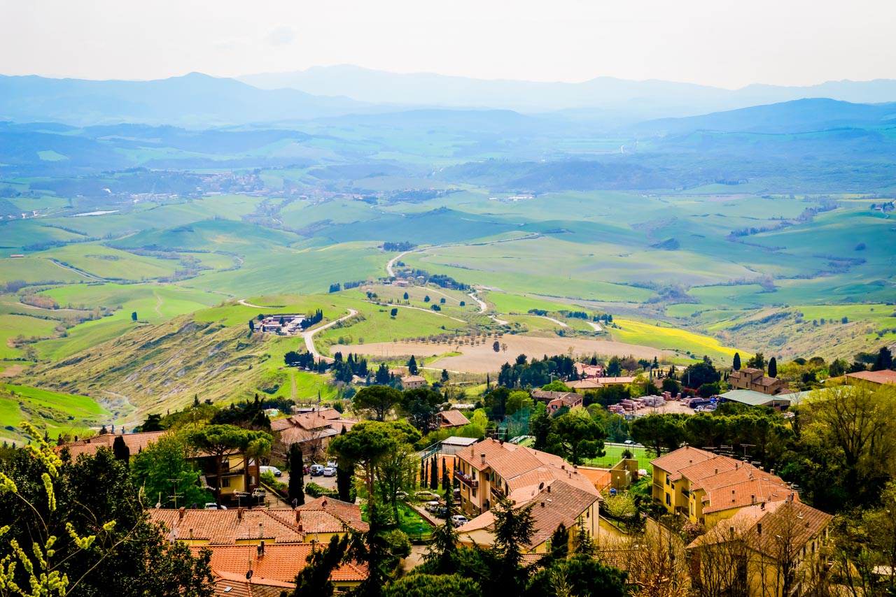 The view from Volterra