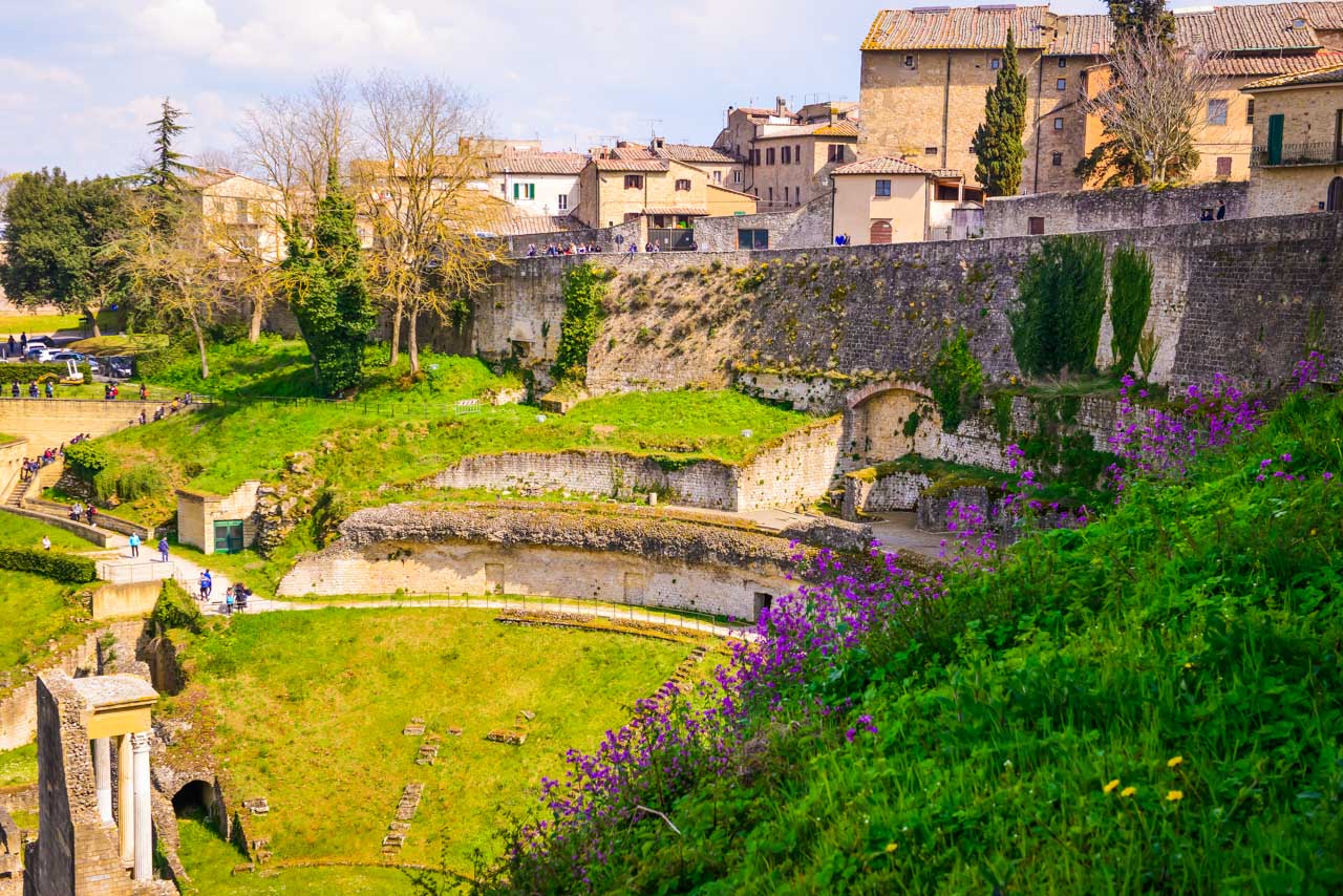 Roman excavation in Volterra