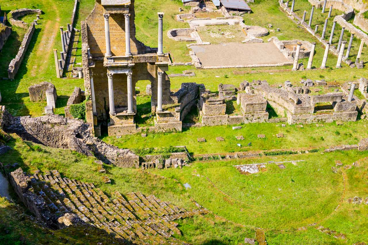 Romerst utgrävning i Volterra