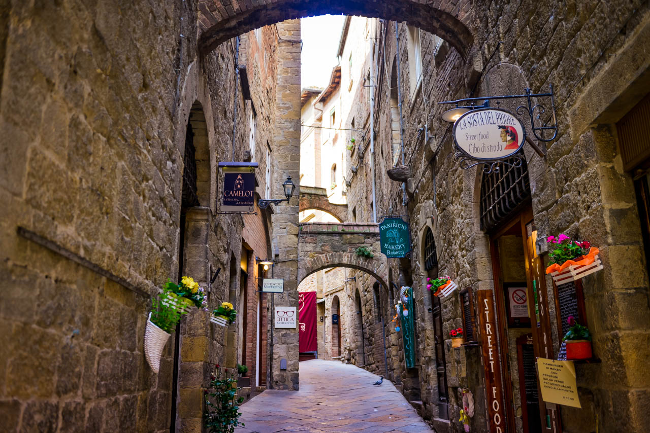 Volterra's charming alleys