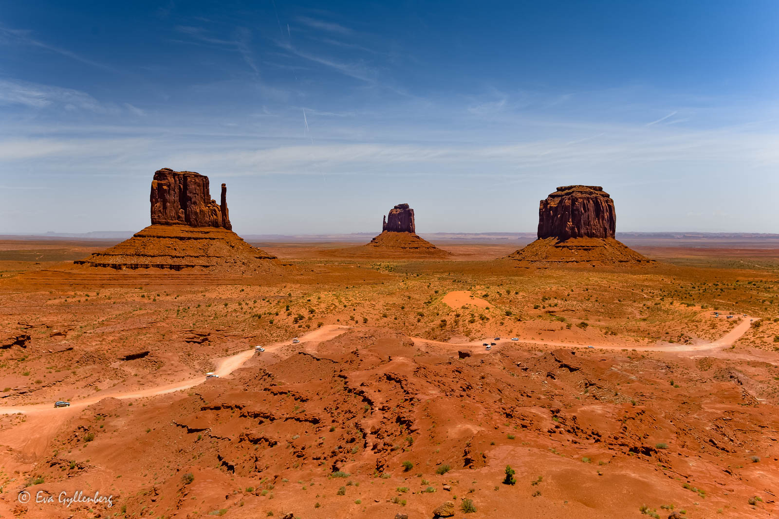 Monument Valleys ikoniska landskap