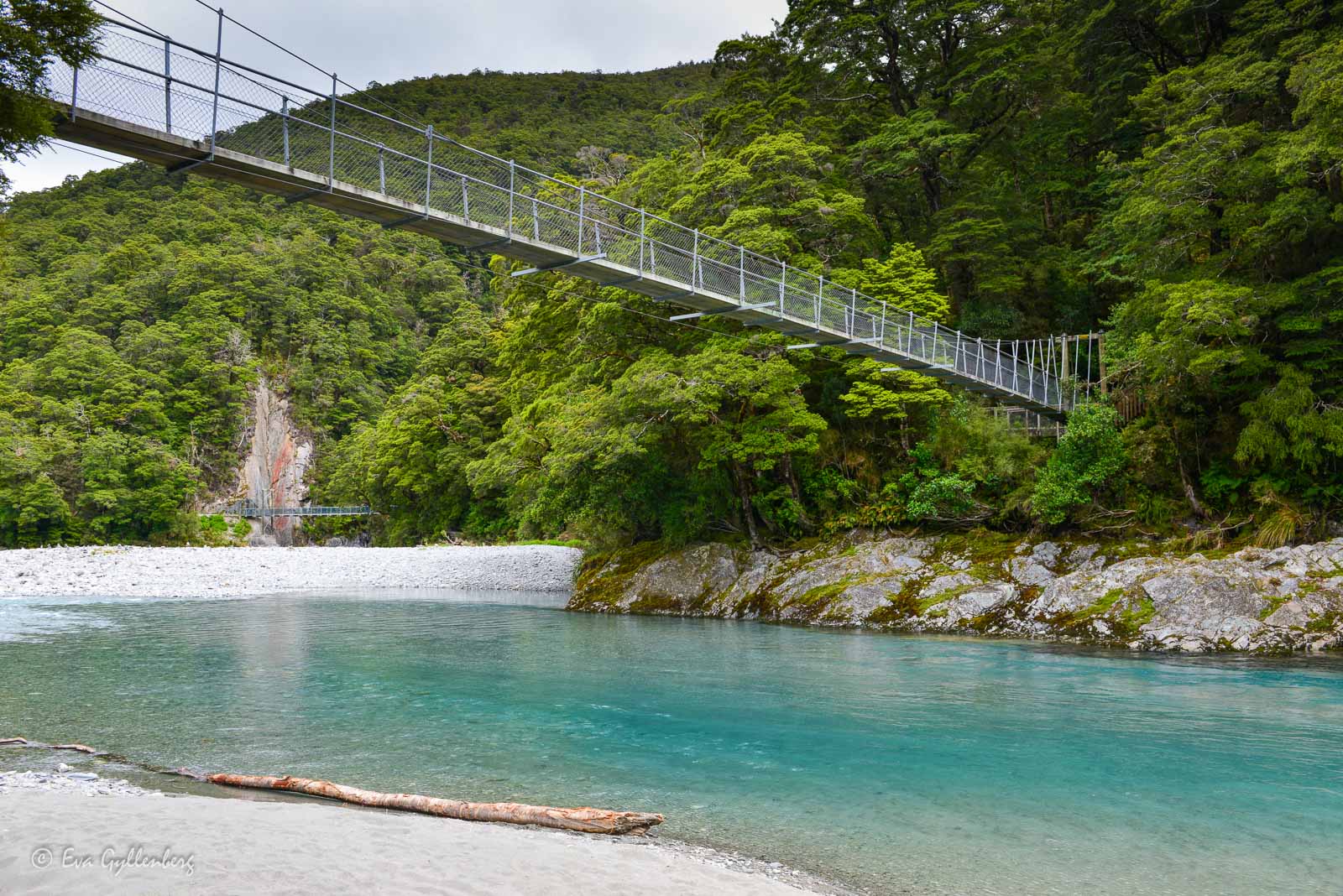 Hängbroar i Mount Aspiring