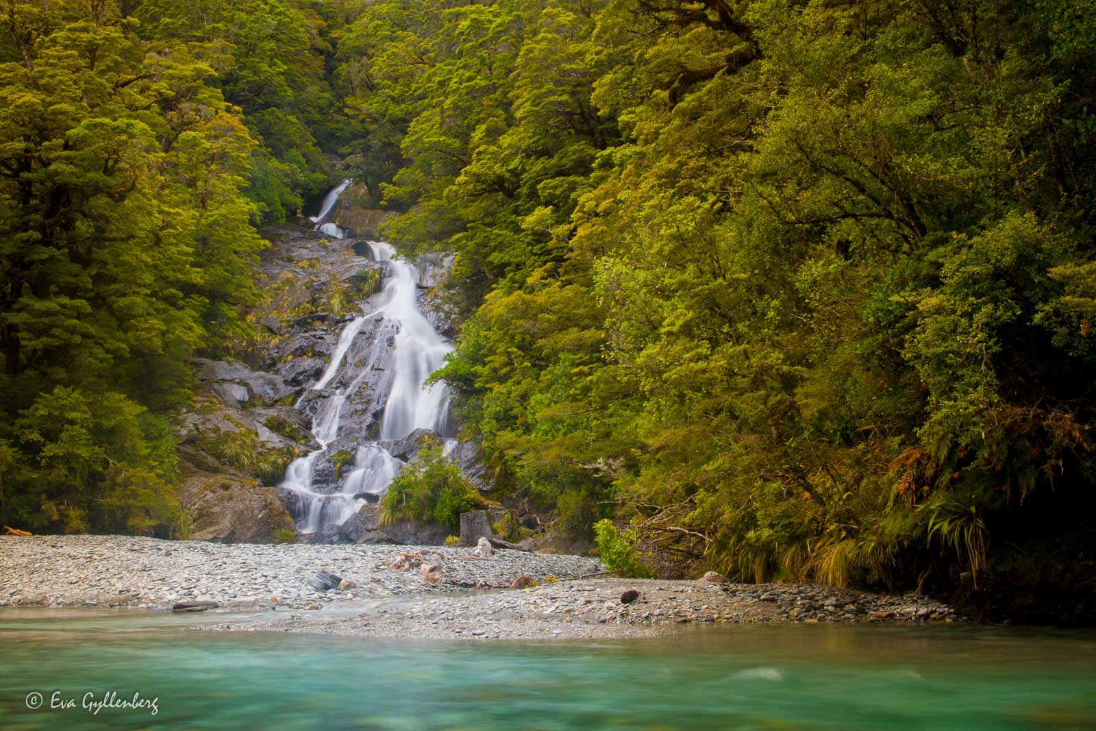 Vattenfall i Mount Aspiring