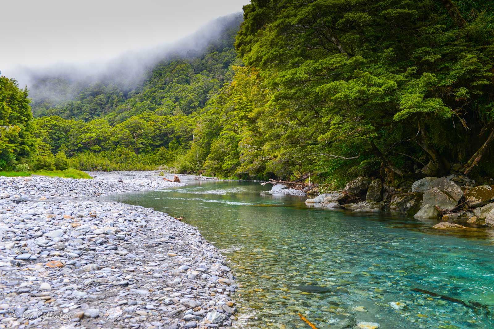 Dimmiga kullar i Mount Aspiring