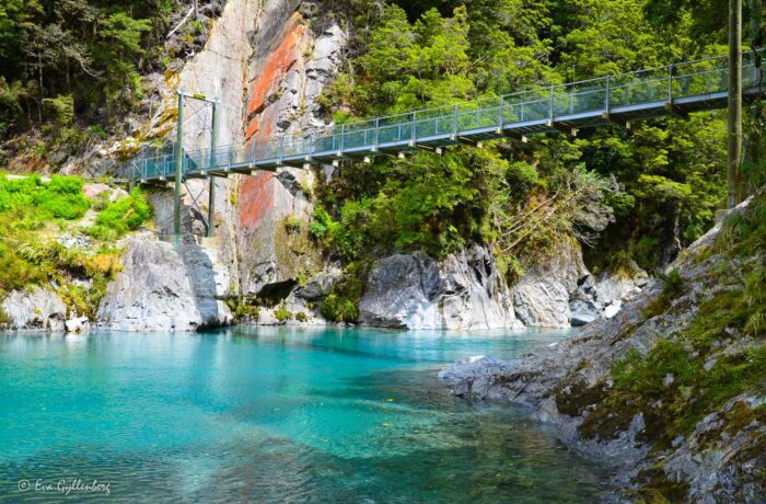 Blue pools i Mount Aspiring