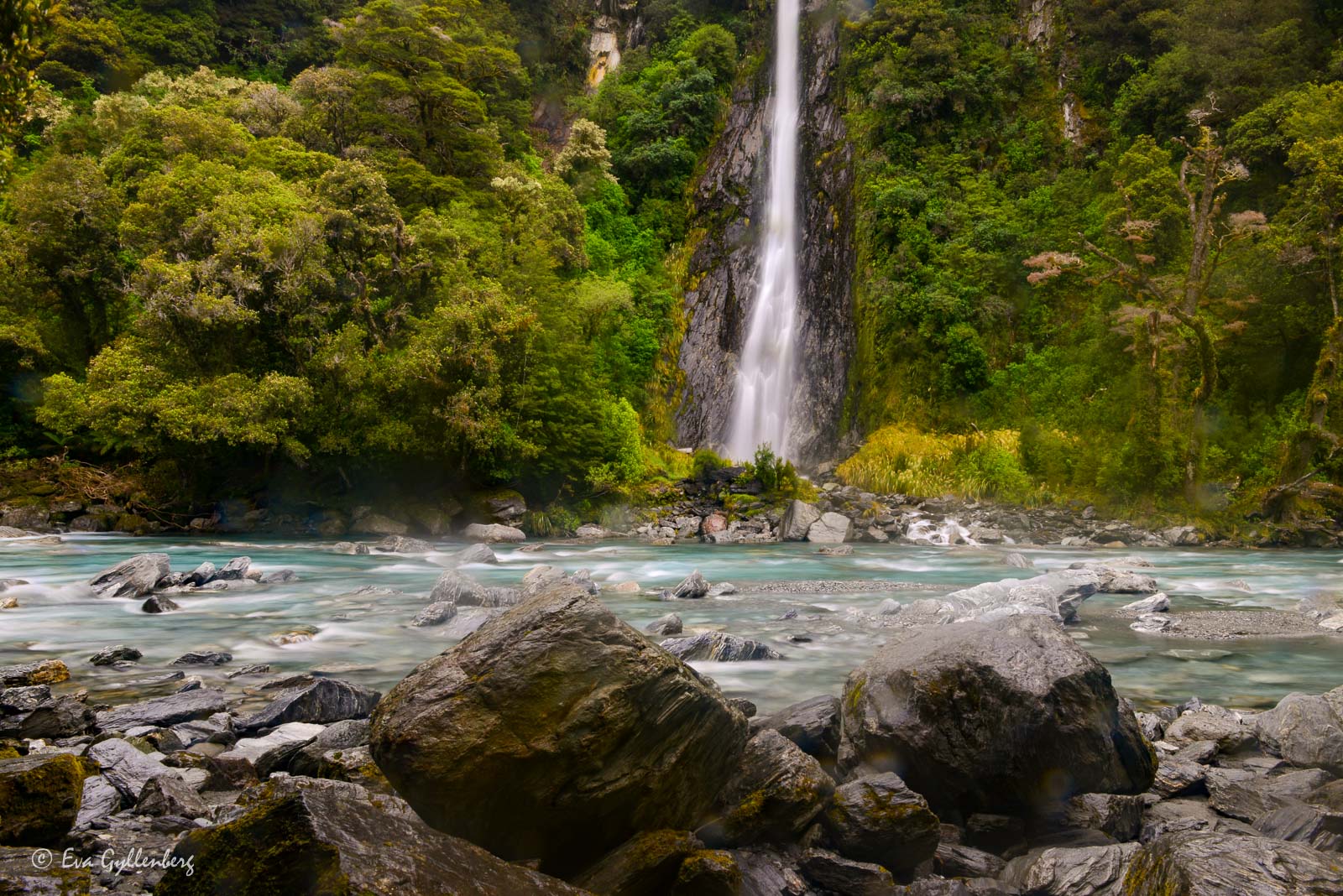 Vattenfall i Mount Aspiring