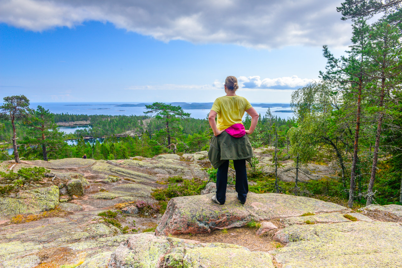 Utsikt från Skuleskogen