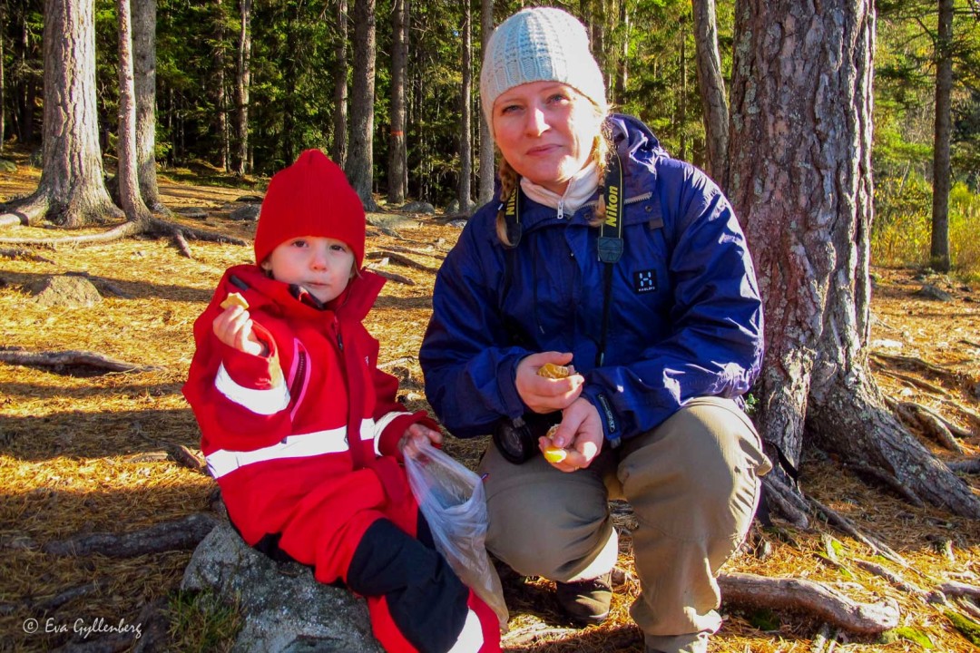 Mamma och dotter på familjevandringar kring Stockholm
