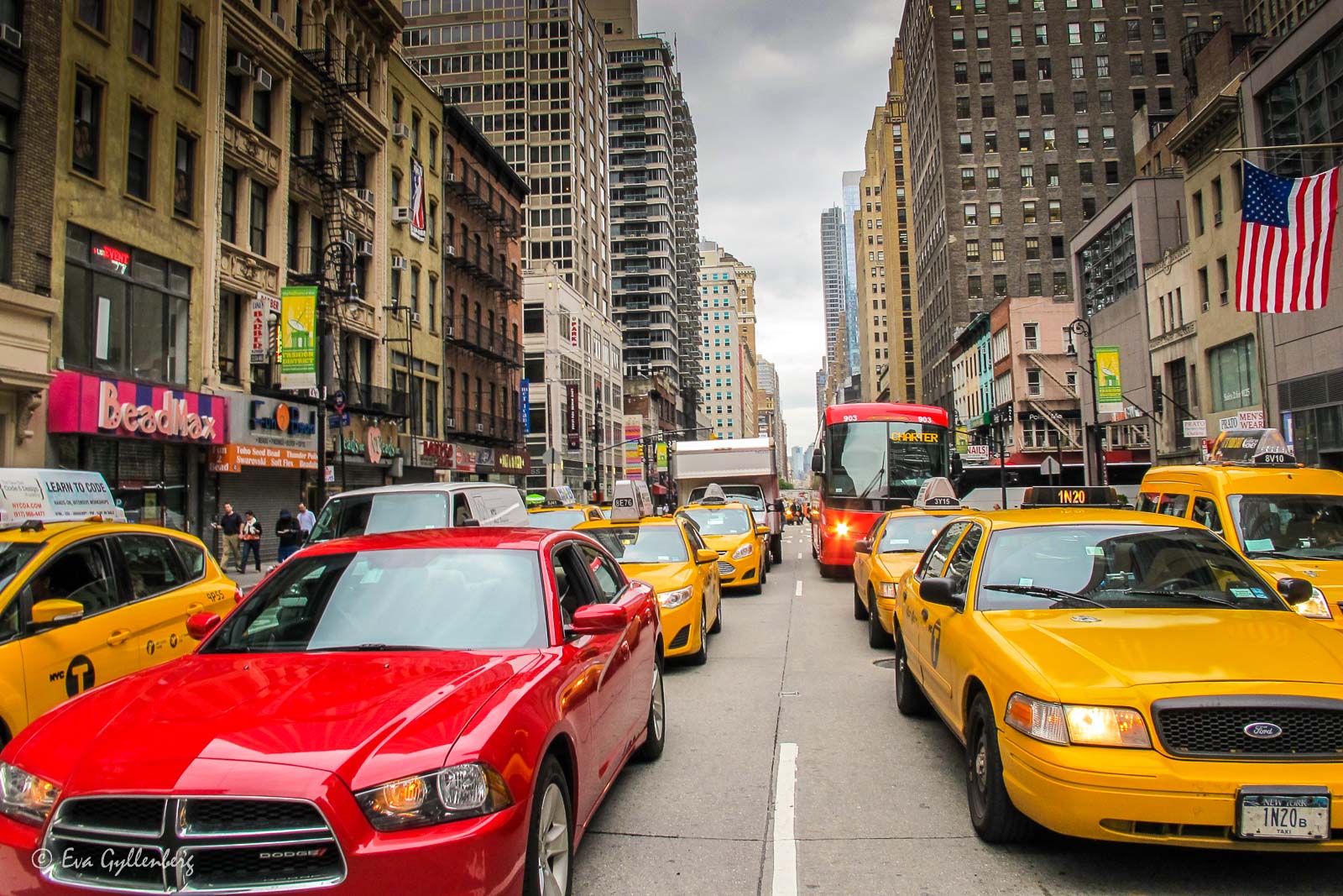Taxibilar i NY