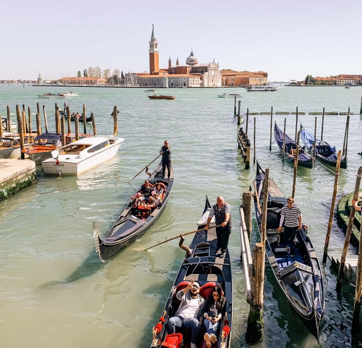 Gondoler i Venedig