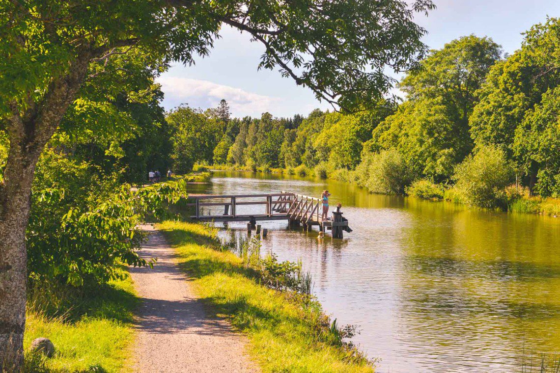 Bad i Göta Kanal