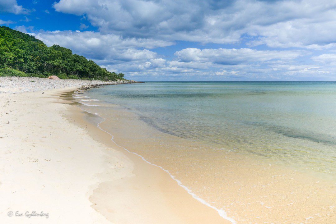 White beaches at Stenshuvud