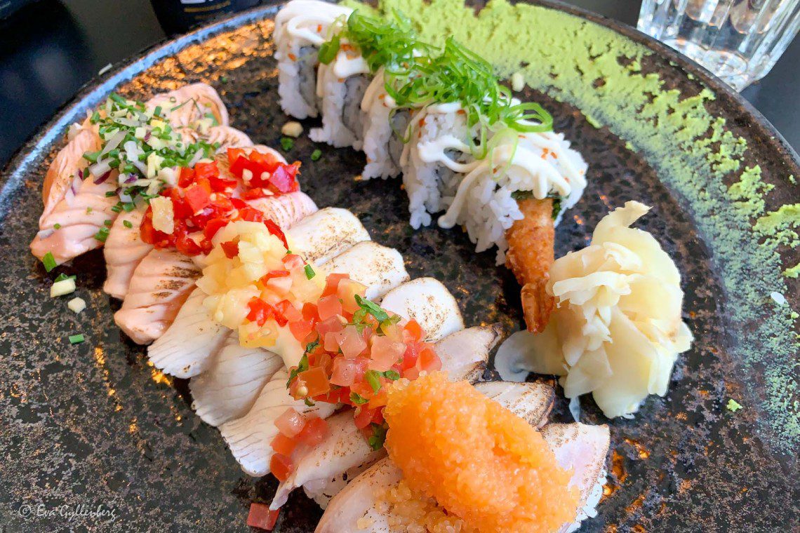 Konstig sushi i Lund