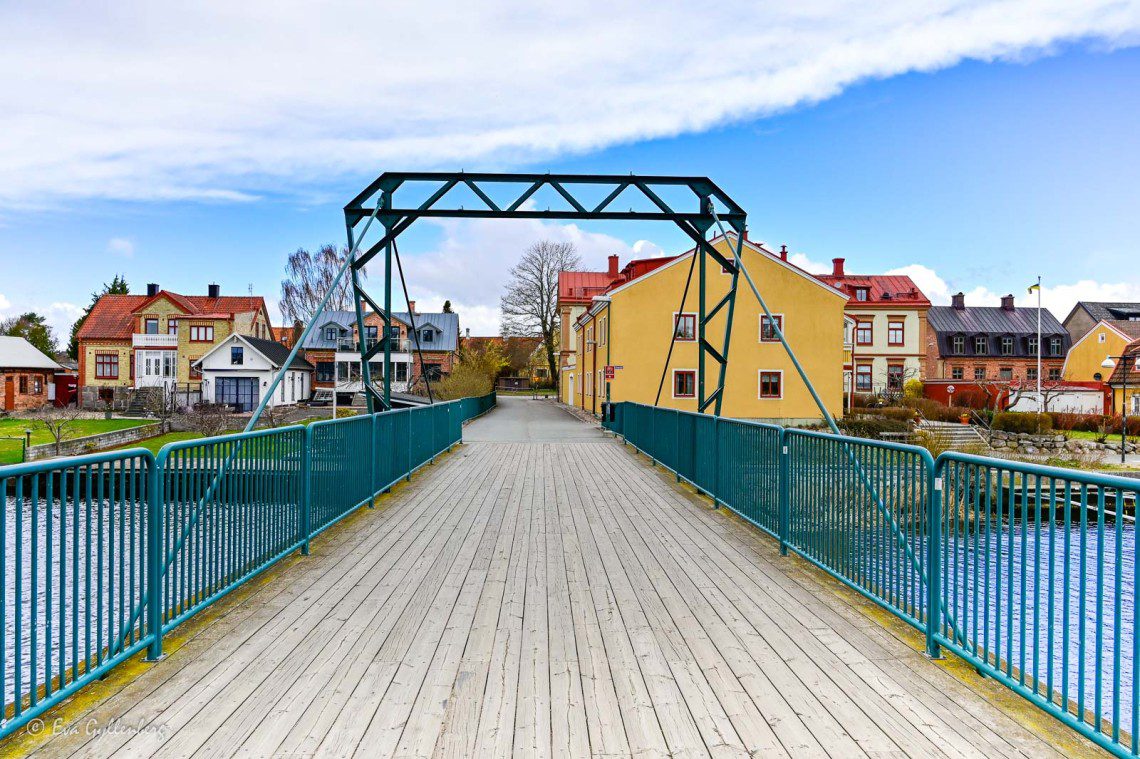 Gångbron över till Äspet i Åhus