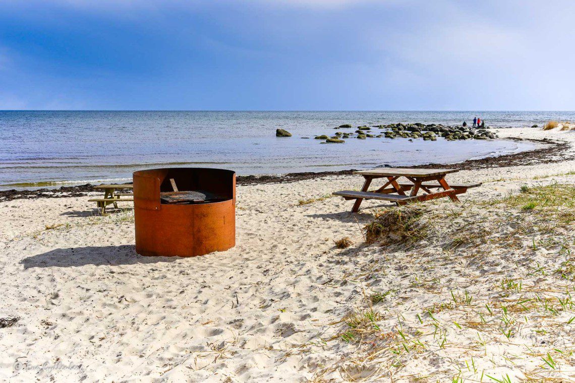 Äspets fina havsstrand