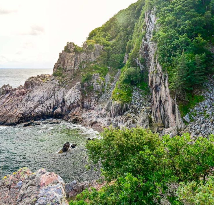 Dramatiska vyer med havet och klippor vid Skälderviken