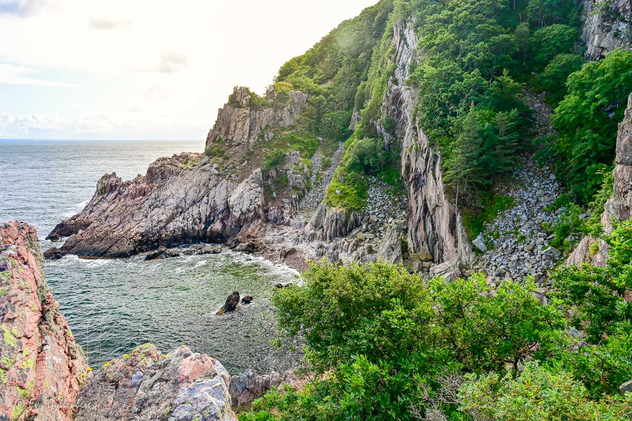 Dramatic views of the sea and cliffs at Skälderviken