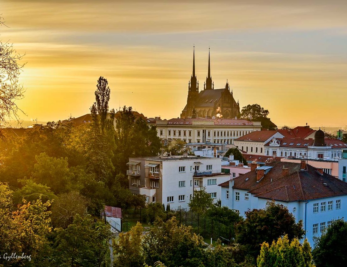 Brno i soluppgång