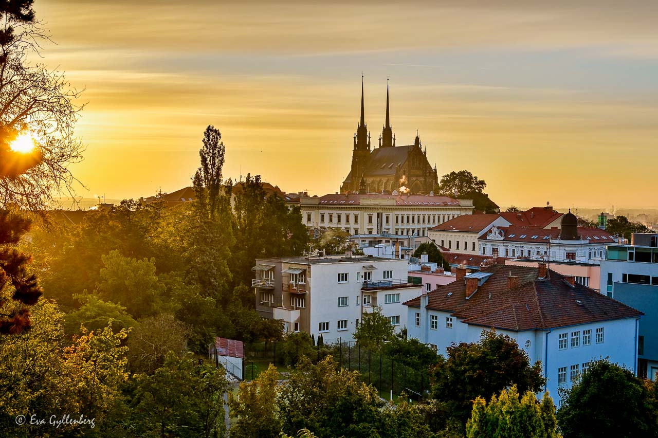 Brno i soluppgång