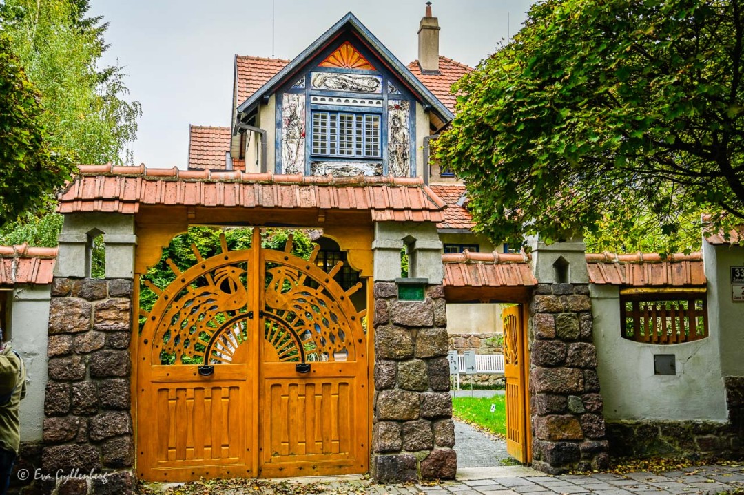 Jurkovic Villa sett från gatan