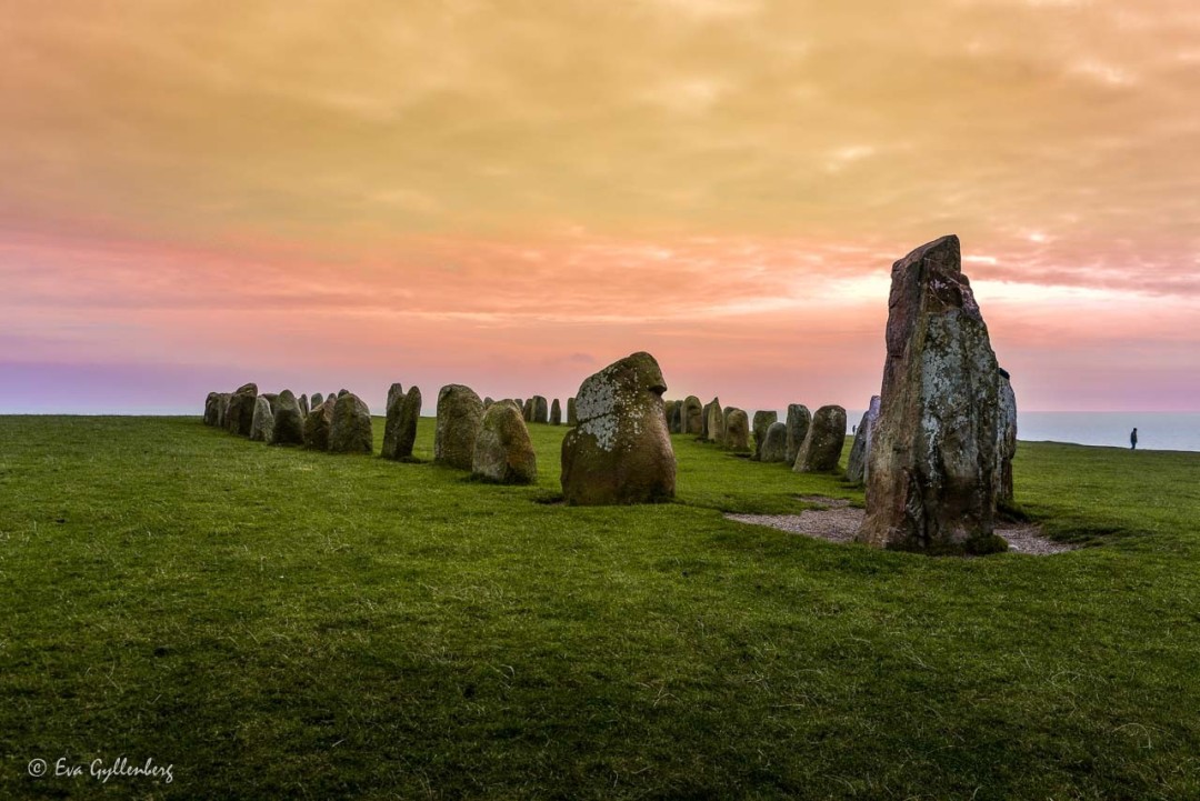 Ales stones in sunset - Österlen - Skåne