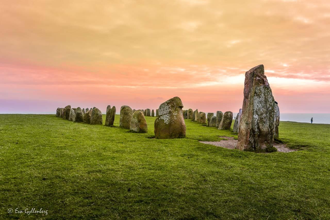 Ales stenar på Österlen i Skåne