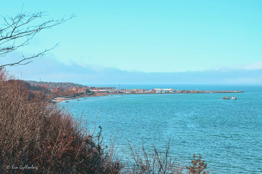 Utsikt över Gilleleje från Nakkehoveds fyr