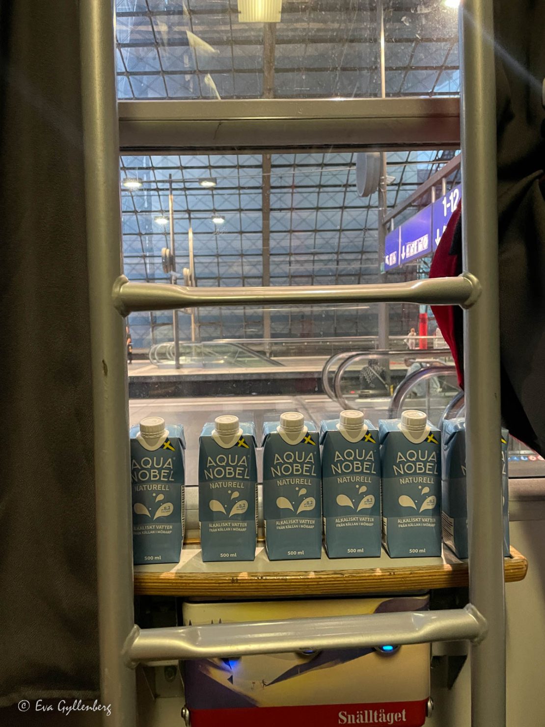 Gratis vattenförpackningar på Snälltåget till Berlin