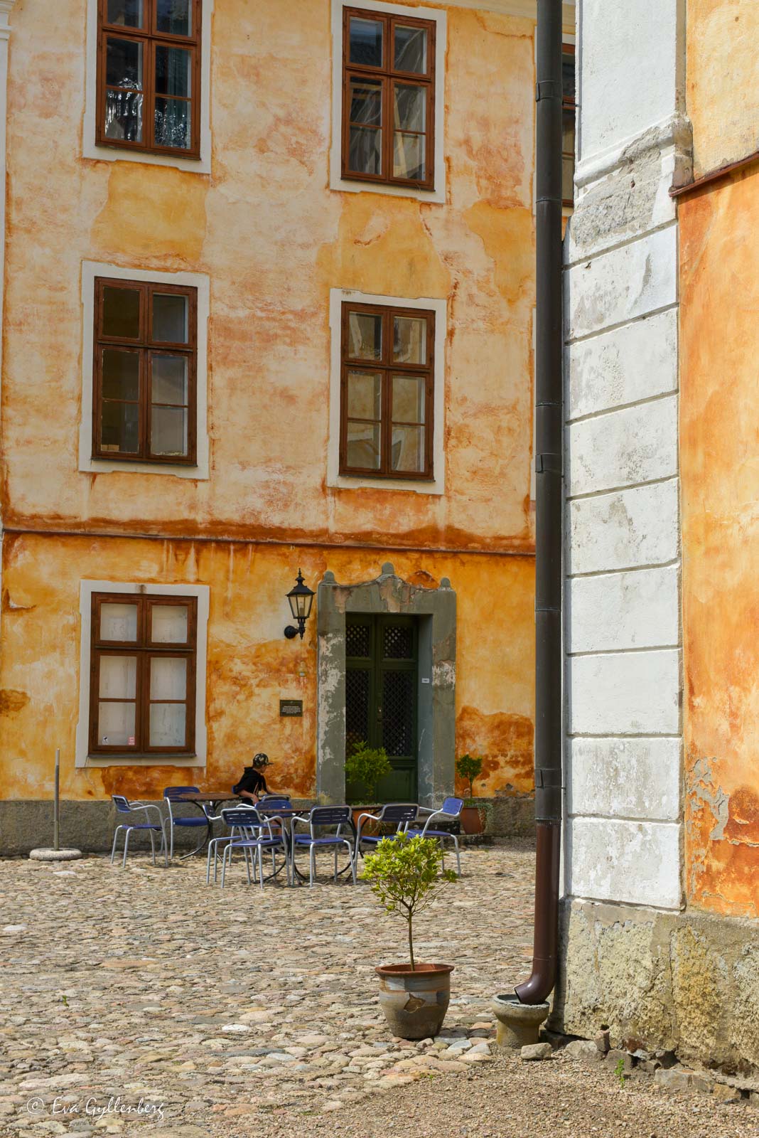 Uteservering vid Christinehof slott