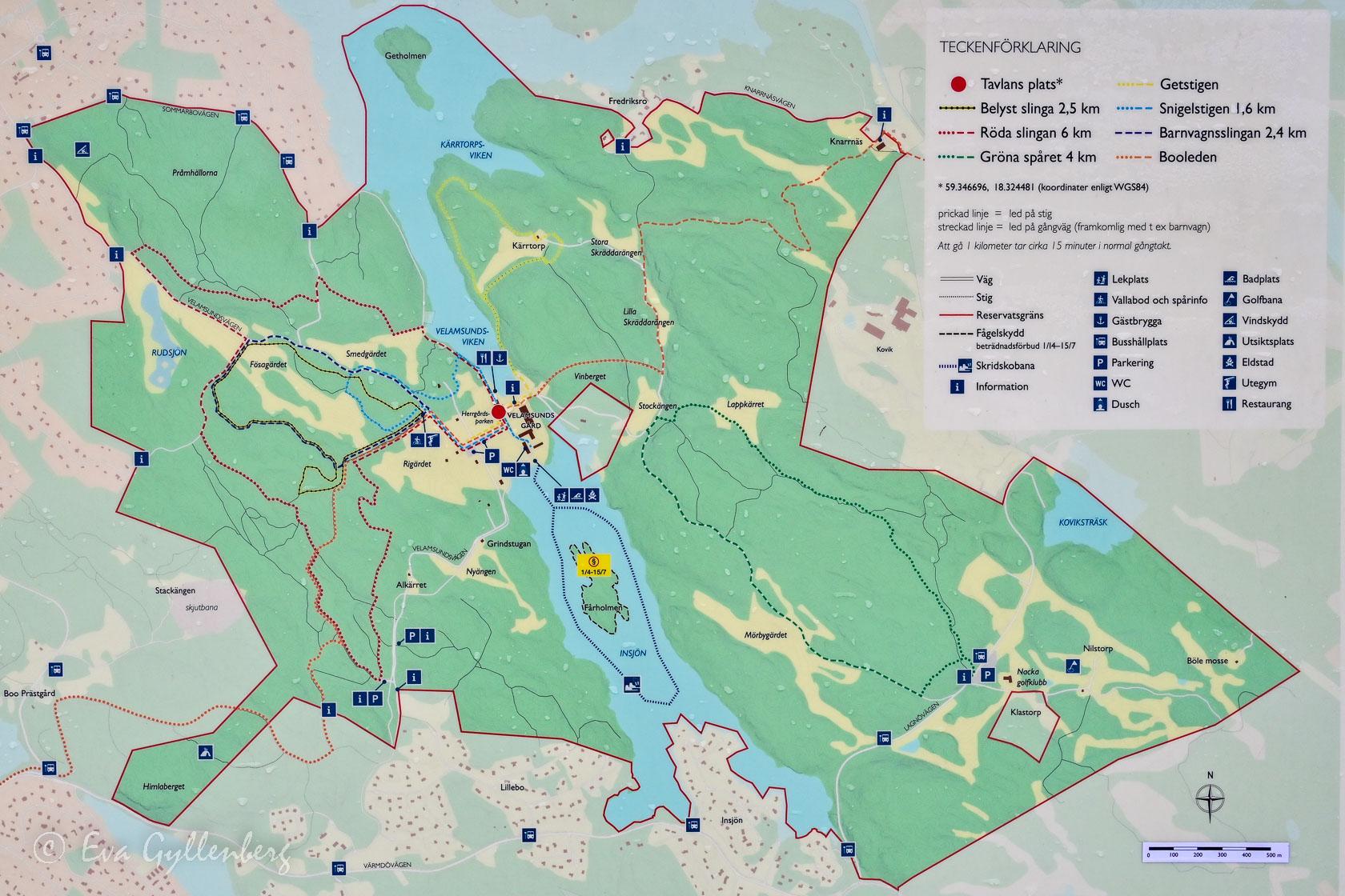 Informationsskylt Velamsund