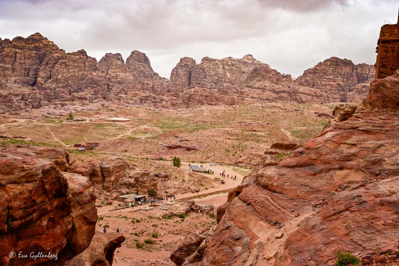 Ökenlandskap i Jordanien