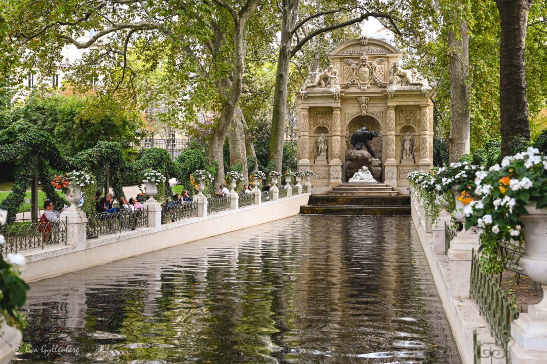 Fontänen i Jardin du Luxembourg