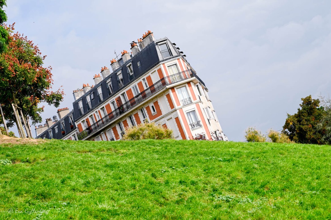 Det sjunkande huser i Montmartre