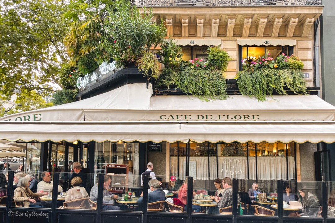 Cafe de Flore i Saint-Germain-des-Prés 