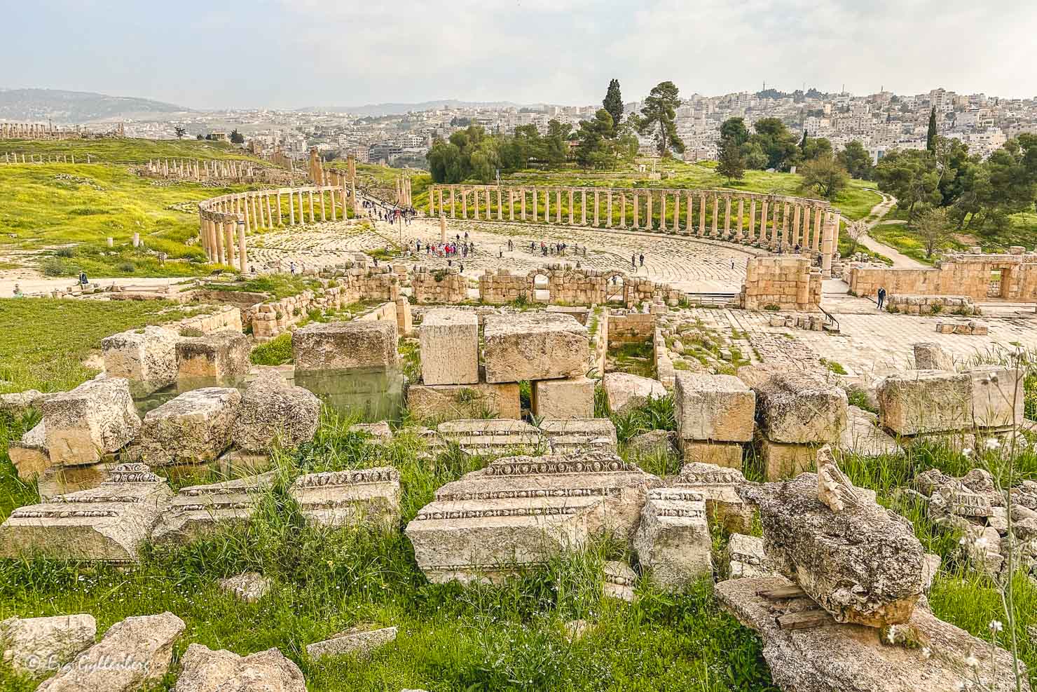 Utsikt över Jerash