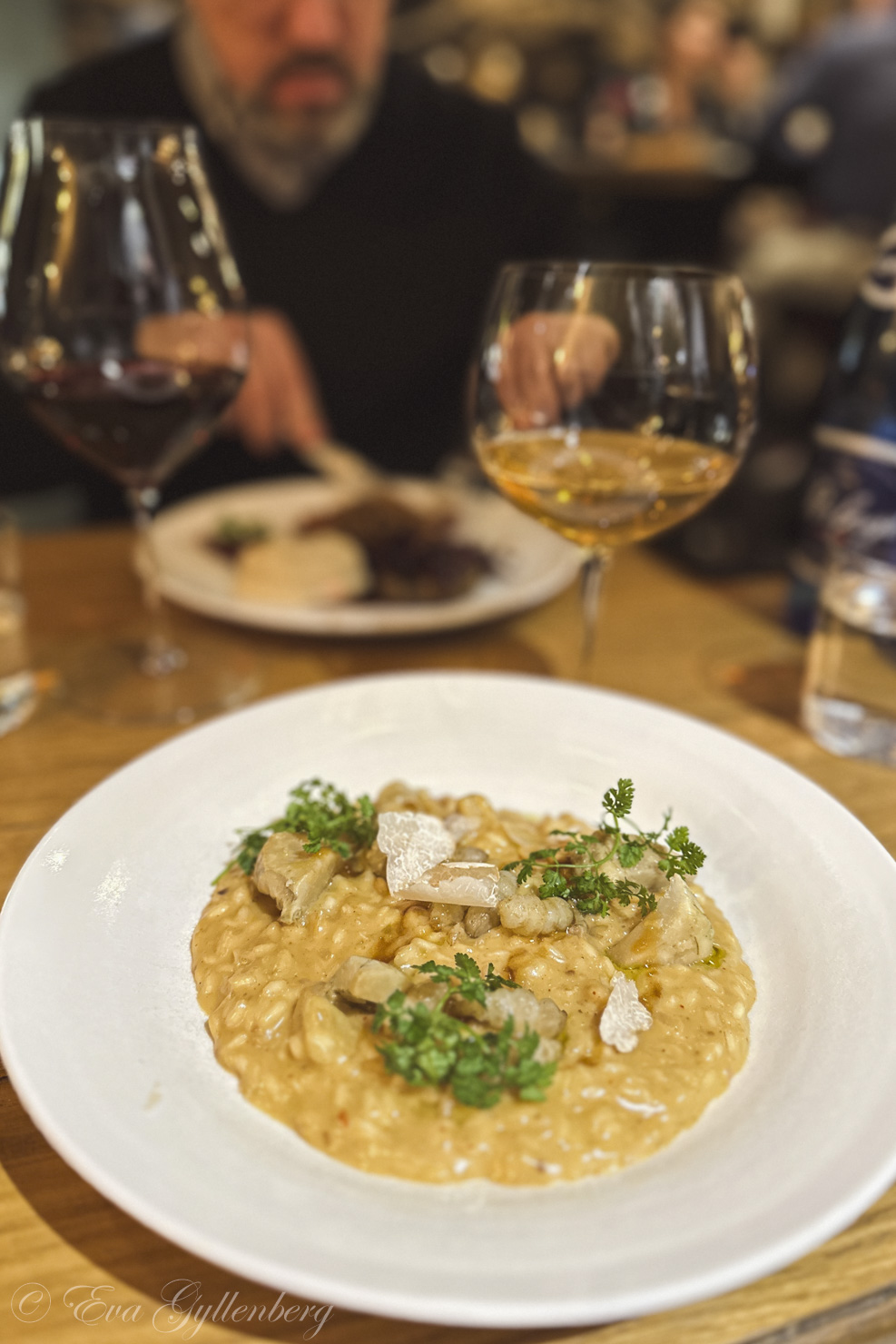 Världens godaste risotto på Kieliszki na Próżnej 