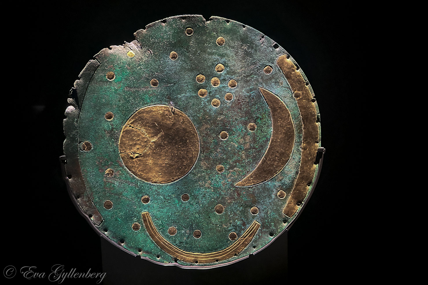 Himmelsskivan från Nebra, eller den så kallade Nebra disk